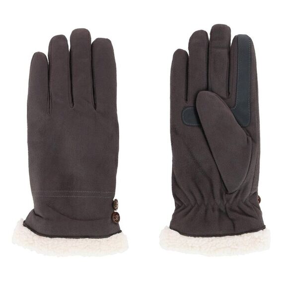 Isotoner Women's Microfiber Winter Glove with Button Detail - Picture 2 of 4